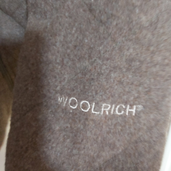 Woolrich brown quilted wool jacket- size small - Picture 7 of 10